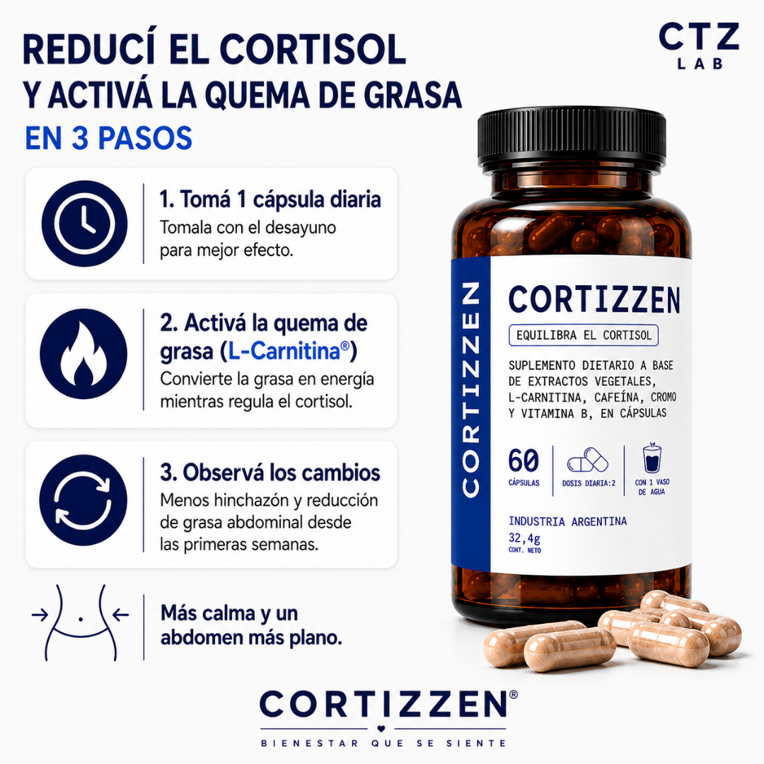 CORTIZZEN® | Quemador de Grasa Acelerador del Metabolismo