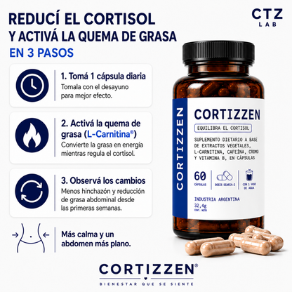 CORTIZZEN® | Quemador de Grasa Acelerador del Metabolismo