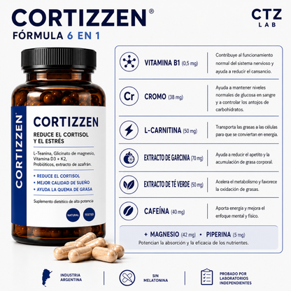 CORTIZZEN® | Quemador de Grasa Acelerador del Metabolismo
