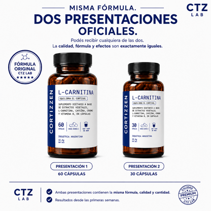 CORTIZZEN® | Quemador de Grasa Acelerador del Metabolismo