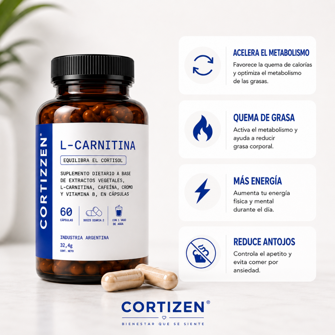 CORTIZZEN® | Quemador de Grasa Acelerador del Metabolismo